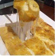 กล้วยหอม+ชีส (Banana with Mozzarella cheese)