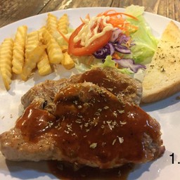 1.4 หมูสันในBBQ 149บาท