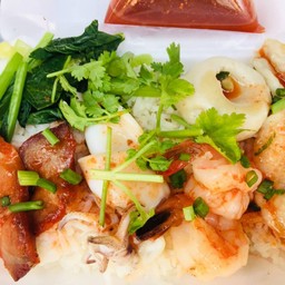 ข้าวทะเลแดงกระเทียม