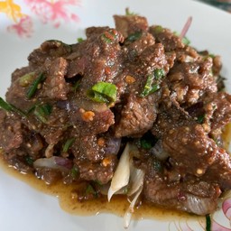 ก้อย คั่ว หมู
