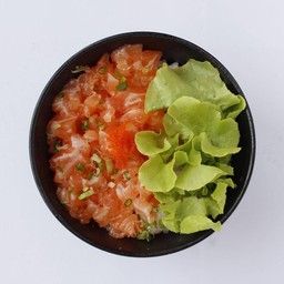 ข้าวแซลมอนสับทาท่าด้ง