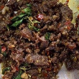 เนื้อสับผัดกระเพราะ