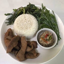 ข้าวมันน้ำพริกโบราณ สูตรคุณยาย