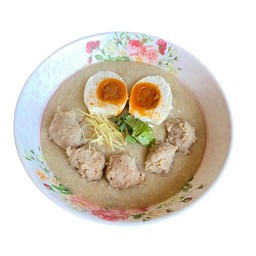 โจ๊กหมู + ไข่เค็ม