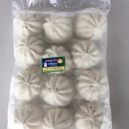 ซาลาเปาไส้ถั่วดำแช่แข็ง (แพ็คละ 15 ลูก)