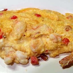 Spicy Shrimp Omelette