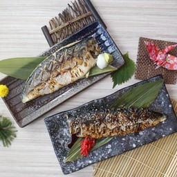 ปลาซาบะย่างซีอิ๊ว