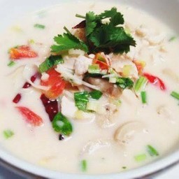 A10 ต้มข่าเห็ดรวม (โปรดระบุความเผ็ด)