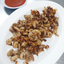 ใส้ตันทอดกระเทียม