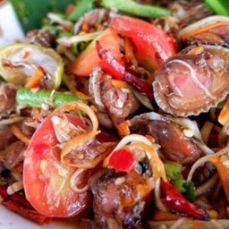 ตำหอยแครง