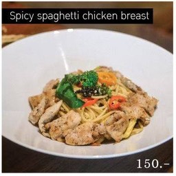 Spaghetti Spicy chicken