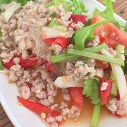 ยำวุ้นเส้นหมูสับ