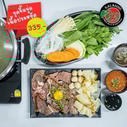 ชุดจิ้มจุ่มเนื้อโคขุนโพนยางคำ