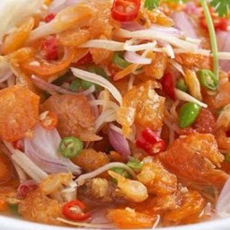 ยำกุ้งแห้ง