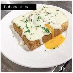 Cabonara toast