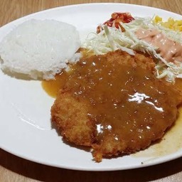 ข้าวหมูทอด(ดงคัทสึ)