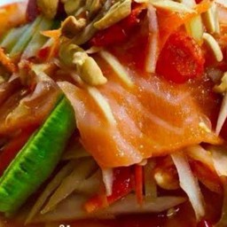 ตำปลาแซลมอนไทย