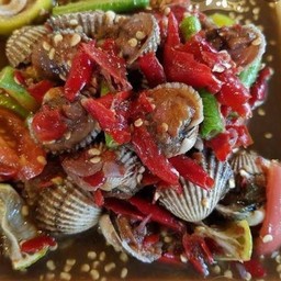 ตำเกาเหลาหอยแครง