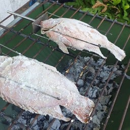 ปลาทับทิมเผาเกลือ