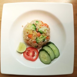 Fried rice vegetarian ข้าวผัดมังสวิรัต