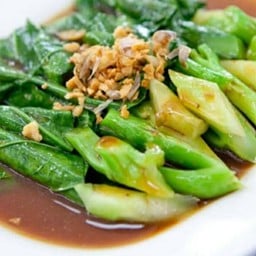 ผัดคะน้าน้ำมันหอย