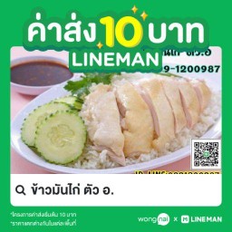 ข้าวมันไก่ ตัว อ. (เดอะคัลเลอร์ พรี่เมี่ยม 194/172)