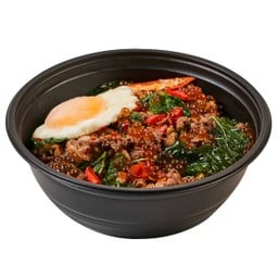 E19 - ข้าวกะเพราวากิวอิคุระไข่ดาว