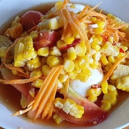 ตำข้าวโพดไข่เค็ม