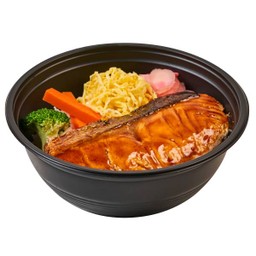 ข้าวหน้าแซลมอนย่างเทริยากิ