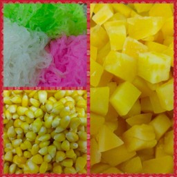 สลิ่ม+ข้าวโพด+มัน กะทิ