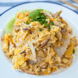 ข้าวราดไข่ข้นปู