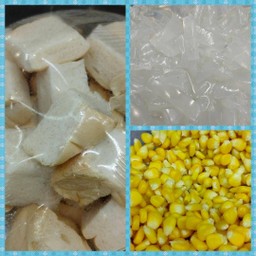ขนมปัง+ชิด+ข้าวโพด น้ำแดง