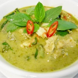 แกงเขียวหวาน ไก่ ,กุ้ง