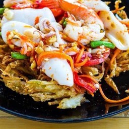 ส้มตำทอด