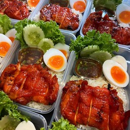ไก่ย่างซอสแดง