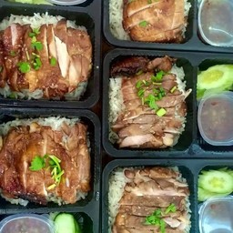 ข้าวมันไก่อบ