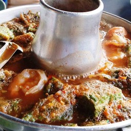 แกงส้มชะอมกุ้ง (ใหญ่)