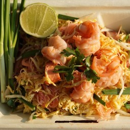 หมี่กะทิกุ้งสด