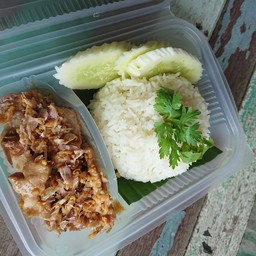 ข้าวหมูกระเทียม