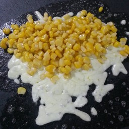 แป้งเลือกได้+ชีส+ข้าวโพดหวาน