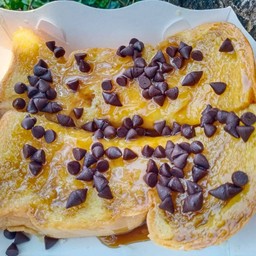 ขนมปังปิ้งเนยนมคาราเมลช้อคชิพ