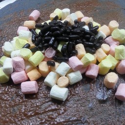 แป้งเลือกได้+นูเทอล่า+มาชเมลโล่+ช็อกชิพ