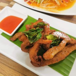 หมูแดดสมุนไพร