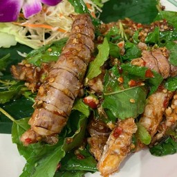 กระเพรา กับข้าว