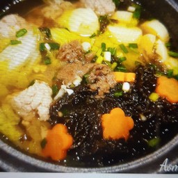 ต้มจืดเต้าหู้หมูสับสาหร่าย