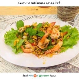 ร้านอาหาร ร่มไม้ ชายคา ตลาดร่มโพธิ์