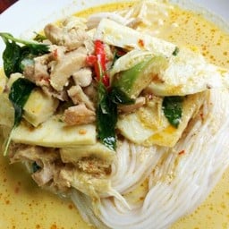 แกงเขียวหวานหมู+ขนมจีน