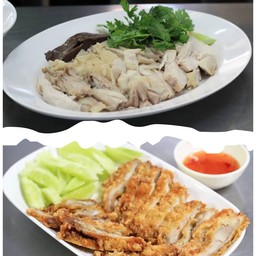 ไก่สับ 2 อย่างเปล่า (ข้าวมันไก่โกเฮง)