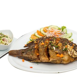 ปลานิลทอด รอ 30 นาที