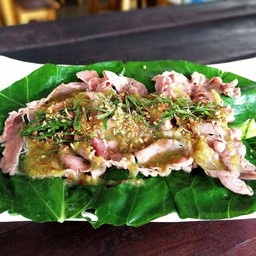 เนื้อริบอายลุยสวน